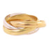 JEWELRY Ring US#4.75 18K Yellow Gold 18K Rose Gold 18K White Gold