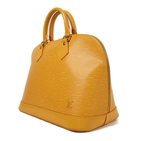 LOUIS VUITTON LV GHW Alma Handbag M52149 Epi Leather Yellow