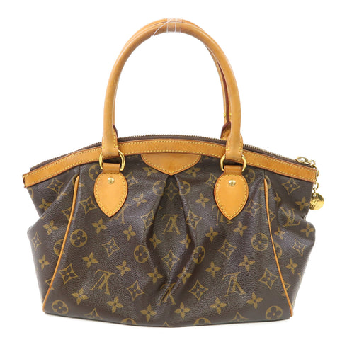 LOUIS VUITTON LV GHW Tivoli PM Shoulder Handbag M40143 Monogram Brown
