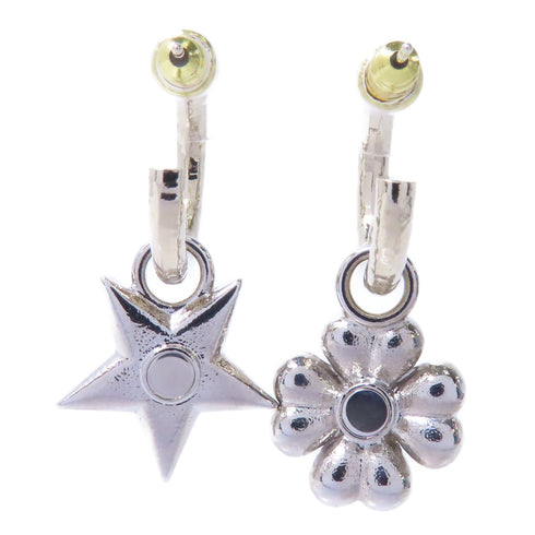 CHANEL CC Earrings Accessories Metal PVC Gold Transparent