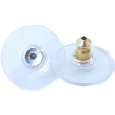 CHANEL CC Earrings Metal Gold/Black/White