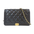 CHANEL Quilted CC GHW Boy WOC Wallet On Chain Shoulder Bag A80287 Lambskin Black
