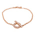 HERMES Finesse Bracelet Diamond 18K Pink Gold