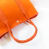 HERMES PHW Garden Party PM Tote Bag Handbag Negonda Leather Orange
