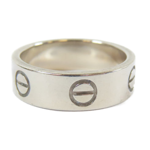 CARTIER Love Ring 18K White Gold Cartier#50 US#5