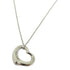 TIFFANY&CO Diamond Open Heart Necklace PT950 Platinum
