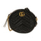 GUCCI GG GHW Marmont Shoulder Bag Calfskin Leather 550154 Black