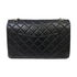 CHANEL Quilted CC SHW 2.55 Chain Shoulder Bag Calfskin Leather Black v1