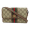 GUCCI GG GHW Shoulder Bag PVC Coated Canvas 645082 Brown