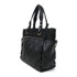 CHANEL Quilted CC SHW Paris Biarritz Tote Bag Canvas Black