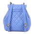 CHANEL CC GHW Duma Mini Backpack/Rucksack Lambskin Leather Blue