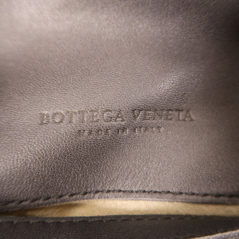 BOTTEGA VENETA BV Shoulder Bag Calfskin Leather Grey