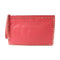 VALENTINO GHW Pouch Clutch Bag BFH147BOL Leather Pink