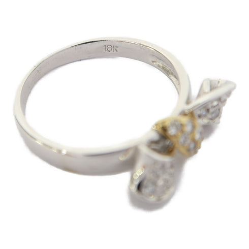 Fine Jewelry Diamond Ring 3.5g 18K White Gold US#6.25