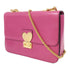 Valentino GHW Chain Shoulder Bag Calfskin Leather Pink