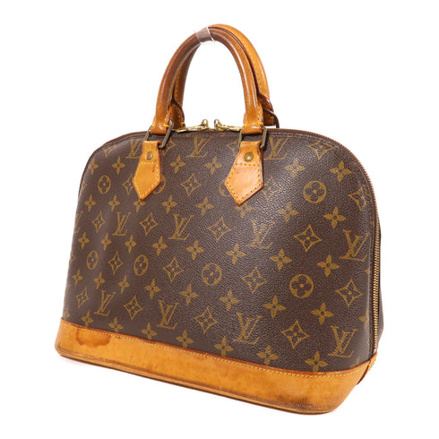 LOUIS VUITTON LV GHW Alma Hand Bag M51130 Monogram Brown