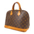 LOUIS VUITTON LV GHW Alma Hand Bag M51130 Monogram Brown