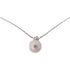 SWAROVSKI Necklace Crystal Pearl/Metal Silver/White