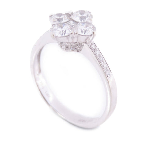 JEWELRY Diamond Ring US#5.75 18K White Gold v1