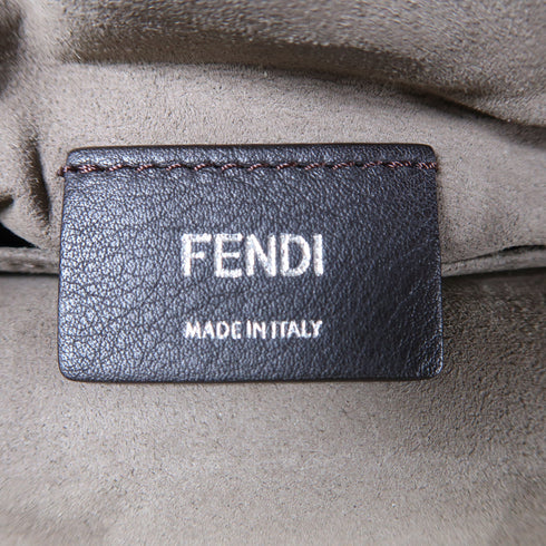 FENDI SHW 2 Way Shoulder Bag 8BZ042 A1AT Calfskin Leather Gray