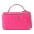 CHANEL Quilted CC SHW Clutch With Chain 2way Chain Shoulder AP3747 Lambskin Pink