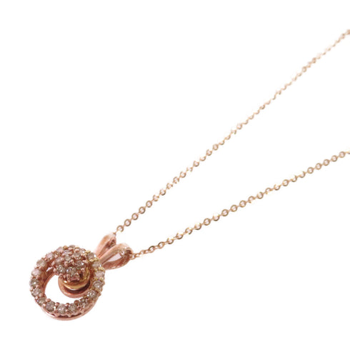 Fine Jewelry 0.50ct Diamond Necklace 18K Rose Gold
