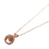 Fine Jewelry 0.50ct Diamond Necklace 18K Rose Gold