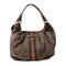 CELINE SHW Hand Bag Shoulder Bag Canvas Brown