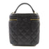 CHANEL CC GHW Vanity Bag Chain Shoulder Bag Calfskin Leather