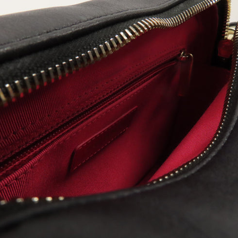 CHANEL Quilted CC GHW Enchained Camera Bag Chain Shoulder Bag Leather Black