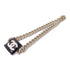 CHANEL CC Necklace Accessories Metal Black Gold v1