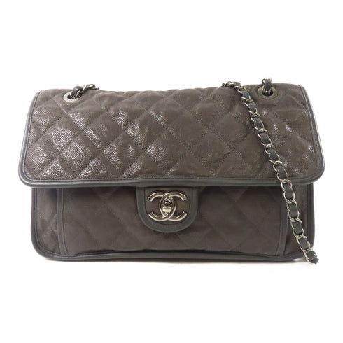 CHANEL CC SHW Chain Shoulder Bag Calfskin Leather v1
