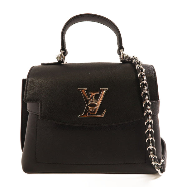 LOUIS VUITTON LV SHW Lockme Ever Mini 2 Way Shoulder Bag M20997 Calfskin Balck
