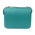 HERMES PHW Constance 24 Shoulder Bag Epsom Leather Bleu Paon