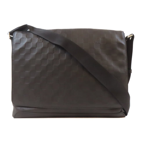 LOUIS VUITTON LV SHW District MM Shoulder Bag N41038 Damier Infini Black