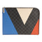 LOUIS VUITTON LV SHW Pochette Jules GM Clutch Bag N41594 Damier Cobalt