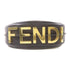 FENDI GHW Fendigraphy Shoulder Bag 8BR798A Calfskin Leather Black