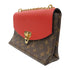 LOUIS VUITTON LV GHW Saint Placide Chain Shoulder Bag M43713 Monogram Brown/Red v1