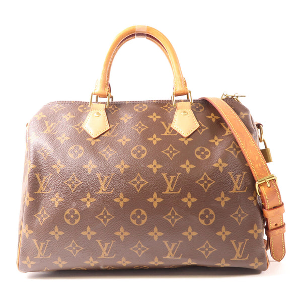 LOUIS VUITTON LV Speedy Bandoulière 30 Shoulder Hand Bag M41112 Monogram Brown