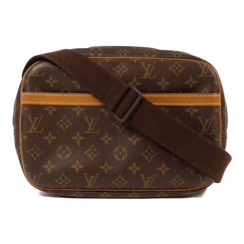 LOUIS VUITTON LV GHW Reporter PM Shoulder Bag M45254 Monogram Brown v6
