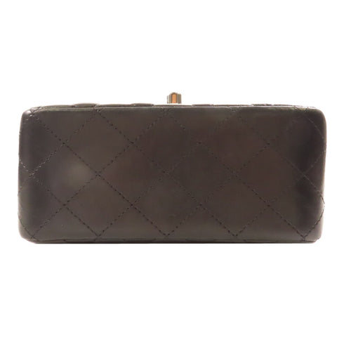 CHANEL CC SHW Mini Classic 17 Chain Shoulder Bag A35200 Lambskin Black