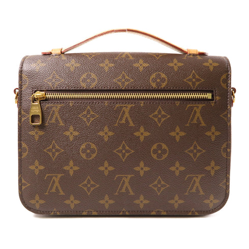 LOUIS VUITTON LV GHW Pochette Metis MM 2 Way Shoulder Bag M44875 Monogram Brown
