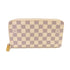 LOUIS VUITTON LV GHW Zippy Organizer Long Wallet N60012 Damier Azur White