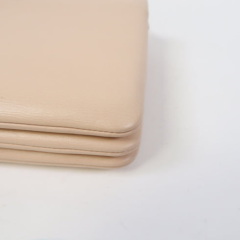 CELINE GHW Trio Shoulder Bag Calfskin Leather Pink