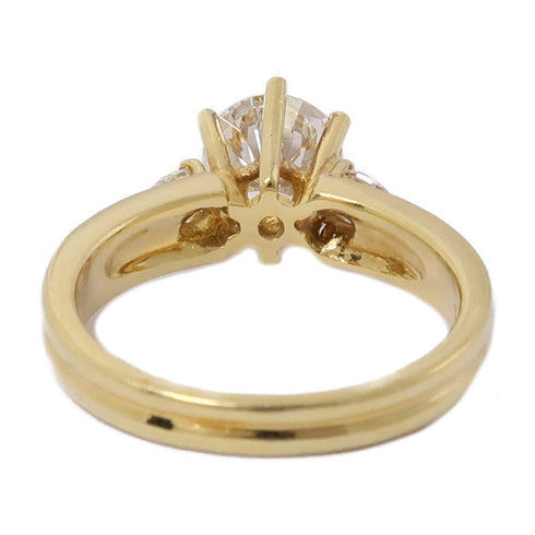 JEWELRY Diamond Ring 18K White Gold US#5 v1