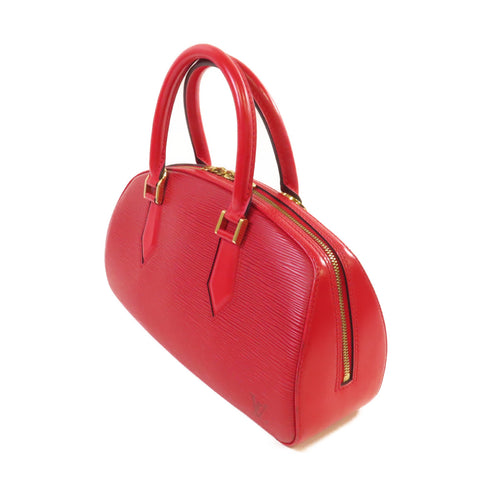 LOUIS VUITTON LV GHW Jasmin Handbag Tote Bag M52087 Epi Leather Red