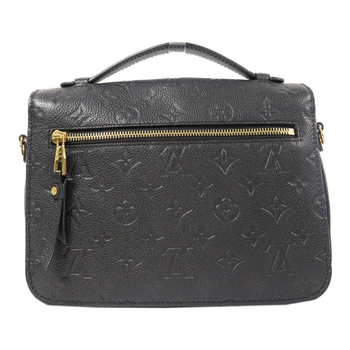 LOUIS VUITTON LV GHW Pochette Metis 2 Way Bag M41487 Monogram Empreinte Black