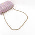 CHANEL CC GHW Classic 25 Chain Shoulder Handbag A01112 Tweed Purple Pink