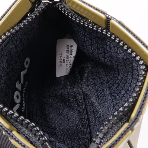 BAO BAO ISSEY MIYAKE Coin Case purse PVC Green