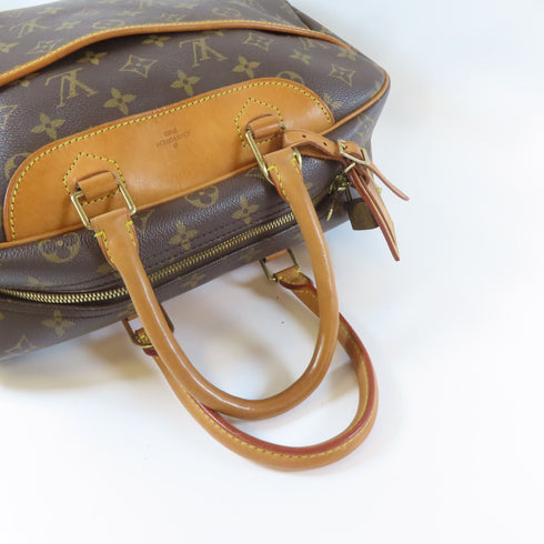 LOUIS VUITTON LV GHW Deauville GM Handbag M47270 Monogram Brown v1